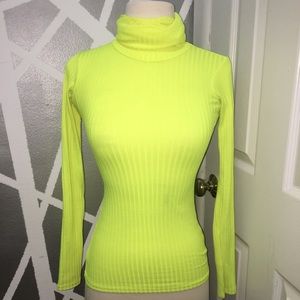 Lime greenish turtleneck